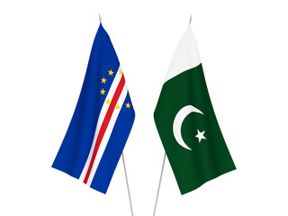 Pakistan and Republic of Cabo Verde flags