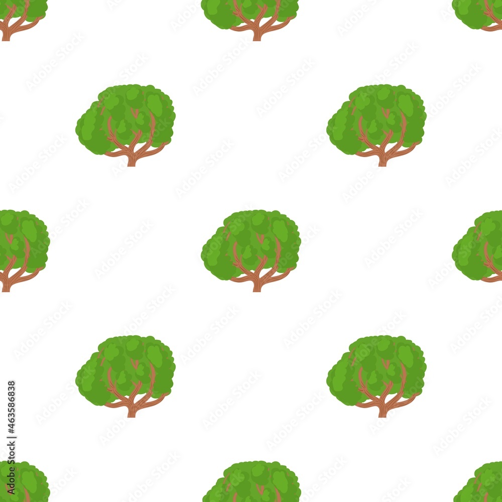 Poster big green tree pattern seamless background texture repeat wallpaper geometric vector