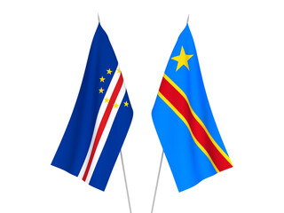 Democratic Republic of the Congo and Republic of Cabo Verde flags