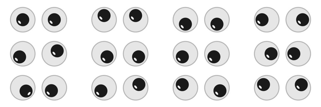 Googly Eyes Stock Photo - Download Image Now - Googly Eyes, Cut Out, White  Background - iStock