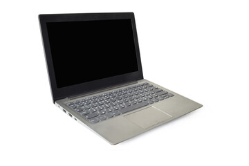 laptop isolated on white