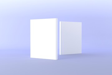Book Cover Mockup 3d Rendering Illustration