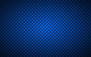 Dark abstract square background. Blue mosaic look. Modern vector texture. Simple metal illustration
