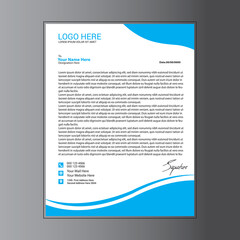 Print Letterhead Vector Modern Design