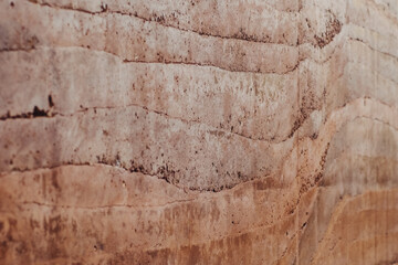 Soil texture layers for natural background. Abstract nature Soil patterned layer of clay soil for the background. Layer of dry soil cracks natural texture and background . Cracked and barren ground,dr