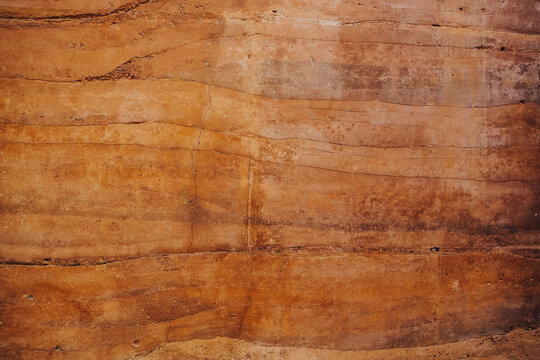 Soil texture layers for natural background. Abstract nature Soil patterned layer of clay soil for the background. Layer of dry soil cracks natural texture and background . Cracked and barren ground,dr