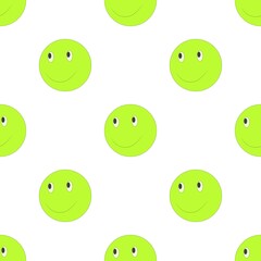 Happy smiley emotpattern seamless background texture repeat wallpaper geometric vector