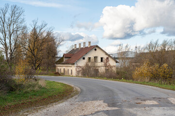 Obraz premium stone barn in estonia