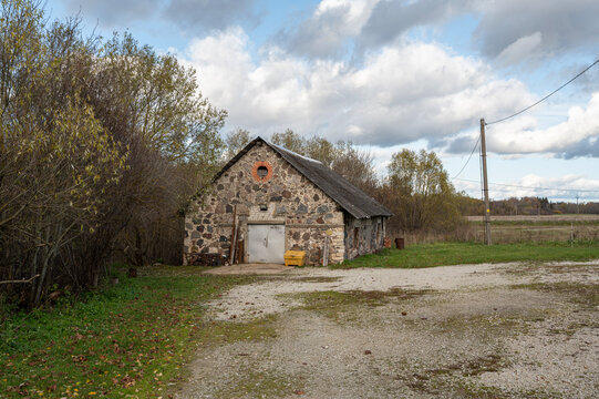 stone barn in estonia