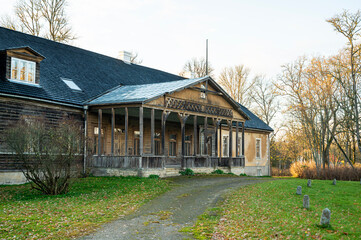 Obraz premium wooden maison in estonia