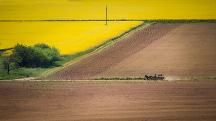 peasant family after work