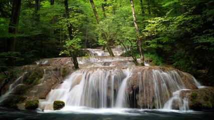 Beautiful waterfall in the forest