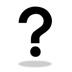 質問、疑問符のアイコン。クエスチョンマーク。