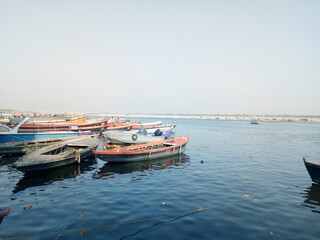 Fototapeta na wymiar fishing boats in the port country