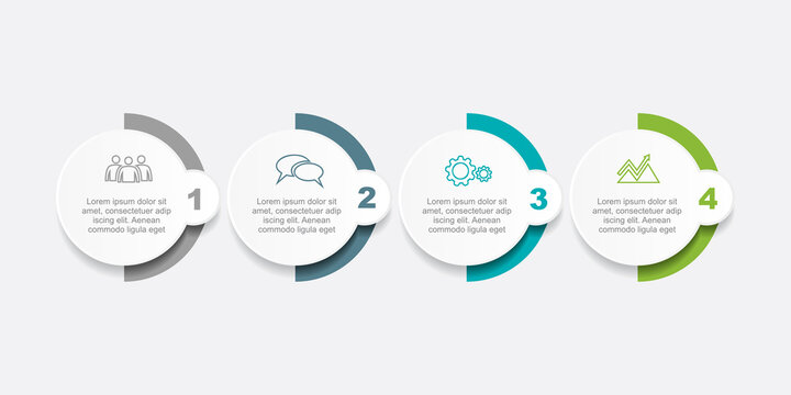 Infographic design template with place for your data. Vector illustration.