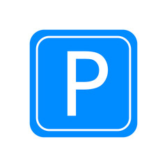 Illustration of cars parking sign icon