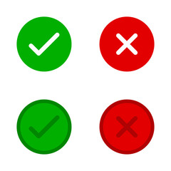 Fototapeta premium Check Marks Icon