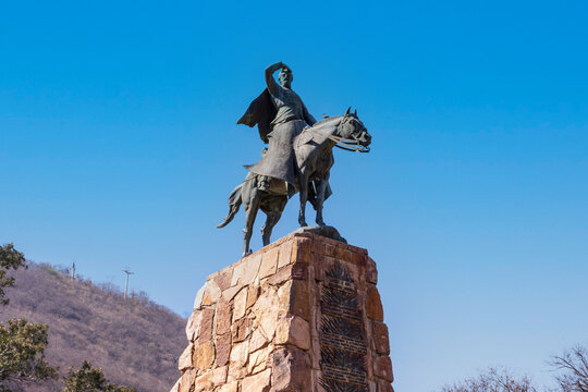 Statue of General Martin Miguel de Guemes in Salta, Argentina
