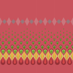 Geometric ethnic pattern seamless design for background or wallpaper. Ikat fabric pattern design concept. indian pattern fabric.black and white color patern.