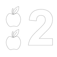 Web. figures are outlines for drawing. stencils for children. school stencils. E-learning thin line icons set. Ecucation icon collection vector