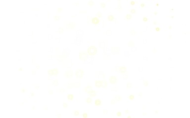 Light Yellow vector pattern with spheres.