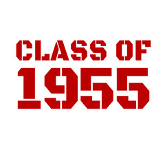 Classic of  1955 All original parts, 1955 birthday typography design