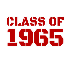 Classic of  1965 All original parts, 1965 birthday typography design