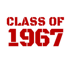 Classic of  1967 All original parts, 1967 birthday typography design