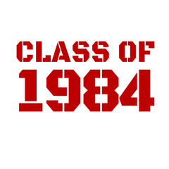 Classic of  1984 All original parts, 1984 birthday typography design