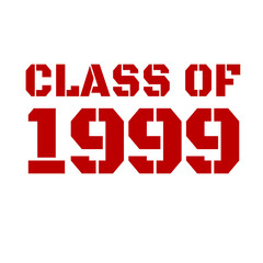 Classic of  1999 All original parts, 1999 birthday typography design