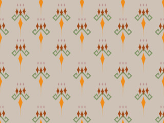 Geometric ethnic pattern seamless design for background or wallpaper. Ikat fabric pattern design concept. indian pattern fabric.black and white color patern.