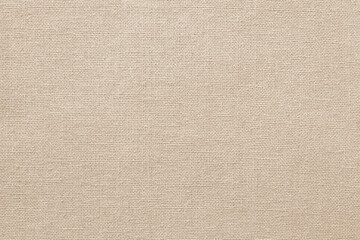 Brown cotton fabric texture background, seamless pattern of natural textile.