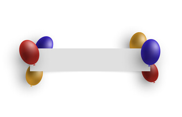 A sheet of paper for congratulations, invitations, cards. Vector