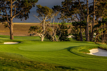 coastline golf course in California