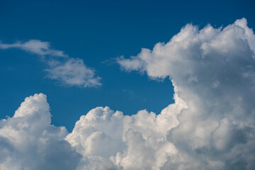 blue sky with clouds