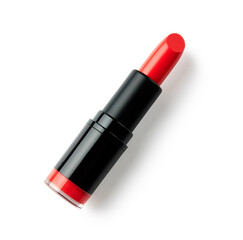 Fototapeta premium Red lipstick isolated on white background