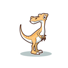 illustration of cute galiminus vector design