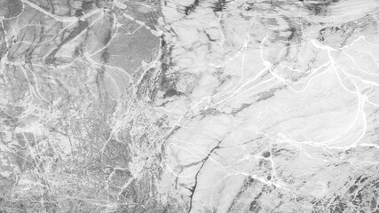 Fototapeta premium Concrete wall white grey color for background. Old grunge textures with scratches and cracks. White painted cement wall texture.