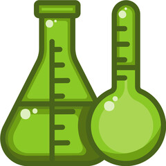 Test Tubes  Two Tone icon