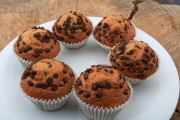 chocolate chip cupcakes for breakfast