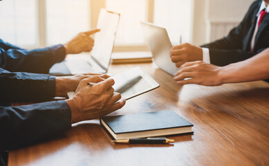 Business organization people meeting concept work planning consultation.