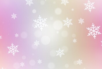 Light Multicolor vector layout in New Year style.