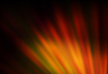 Dark Orange vector abstract blurred background.