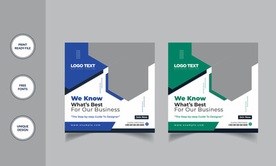 Creative Business Social Media Banner Post Template