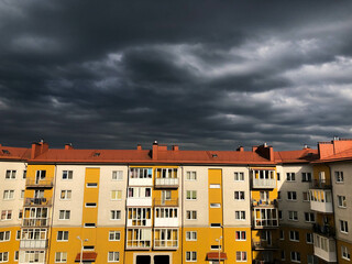 Clouds over the city