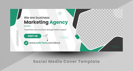 social media cover template design, web banner template design