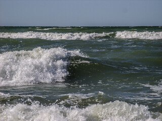 Fototapeta premium Waves in the Baltic Sea