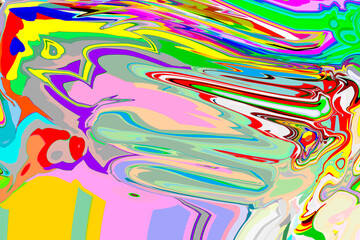 LAYERS OF COLOUR DIGITAL ART EFFECT 