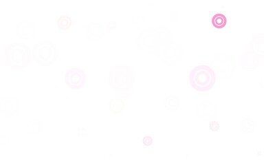 Light Purple vector template with circles.