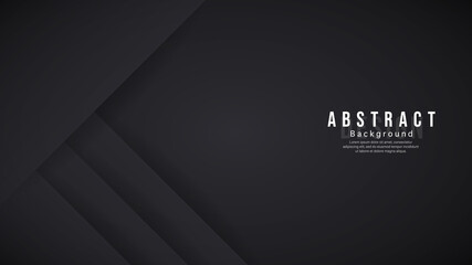 Abstract Black Color background,  lines contrasting patterns on a black background , Flat Modern design for presentation , illustration Vector EPS 10